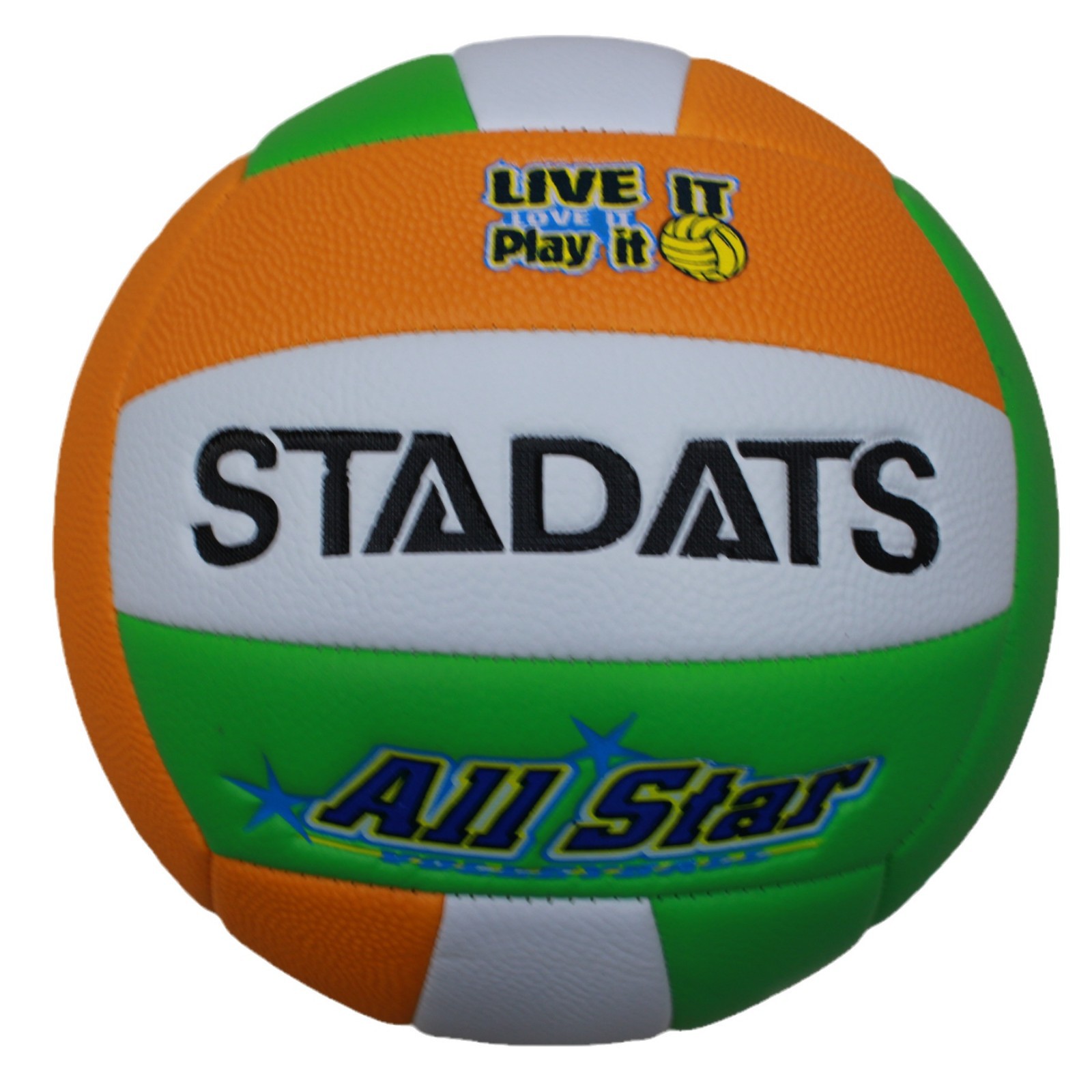 Picture of genuine goods No.5 Volleyball Green Orange White 2827 High Foam Senior High School Entrance Examination Professional Standard Soft Volleyball for Competition