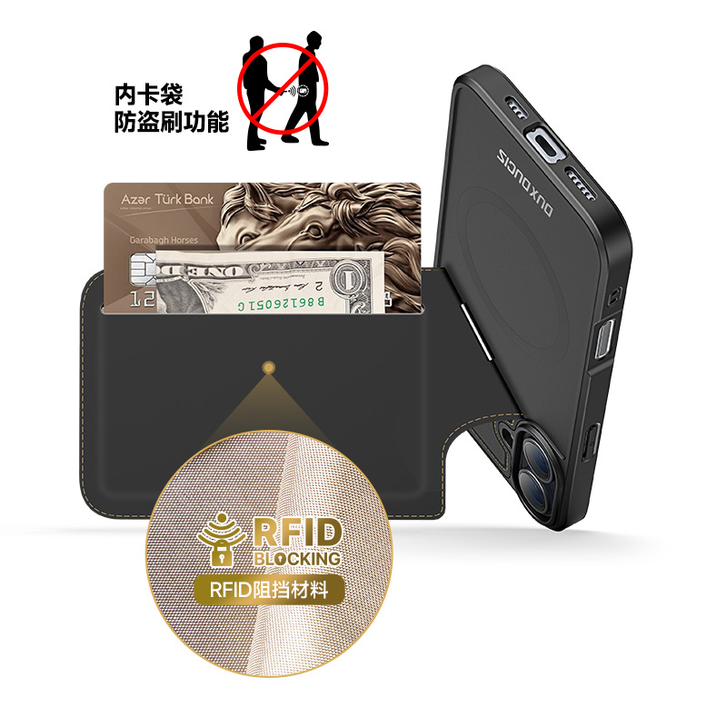 Picture of For iPhone16 multi-functional mobile phone case Magsafe three-in-one magnetic bracket Apple 16 back shell wholesale
