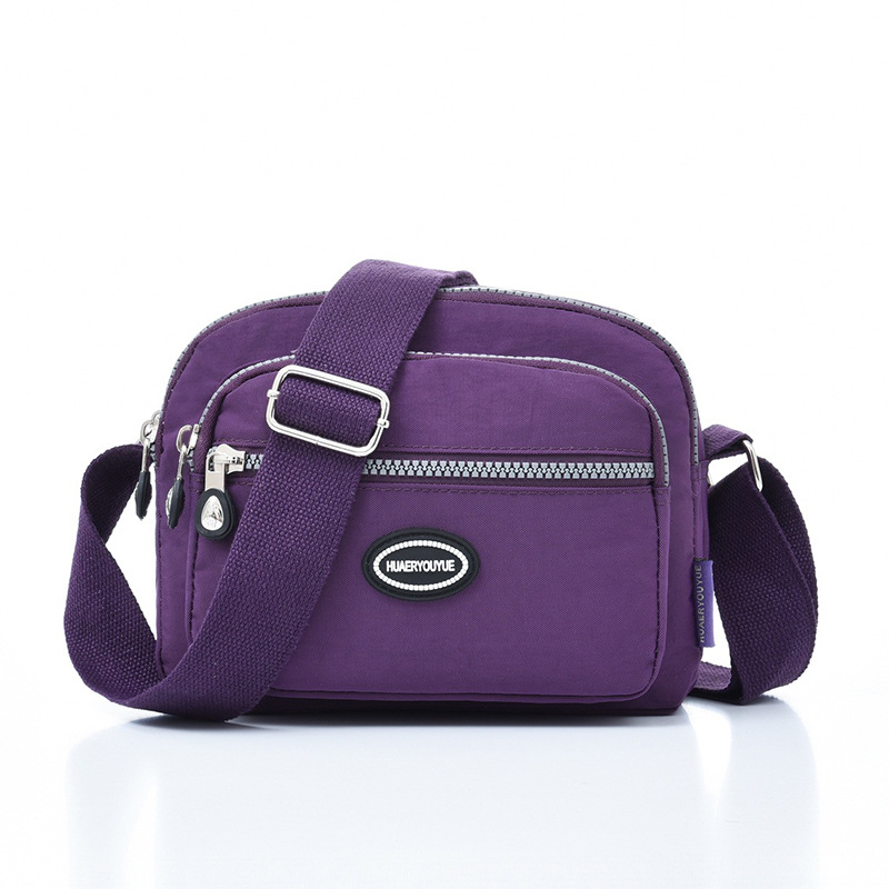 Simple All-match Crossbody Bag Women's Casual Lightweight Nylon Cloth Bag Trendy Fashionable Large Capacity Outdoor Waterproof Shoulder Bag