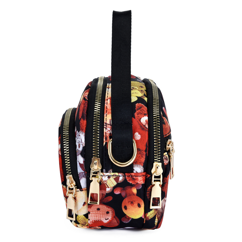 Picture of New Style Printed Shoulder Bag Fashionable Women's Shopping Handbag Lightweight Water-repellent Nylon Cloth Bag Casual Crossbody Bag