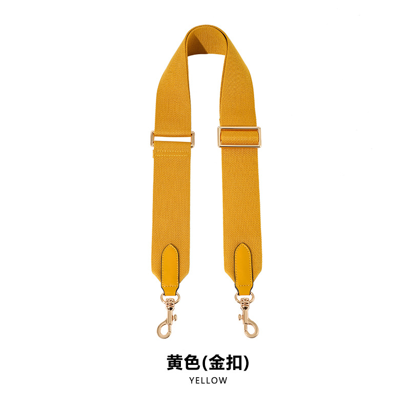 Picture of Mahuangshi MHS-F-11 Adjustable 5cm Canvas Webbing Wide Shoulder Strap Women's Bag Replacement Bucket Strap Accessories Crossbody