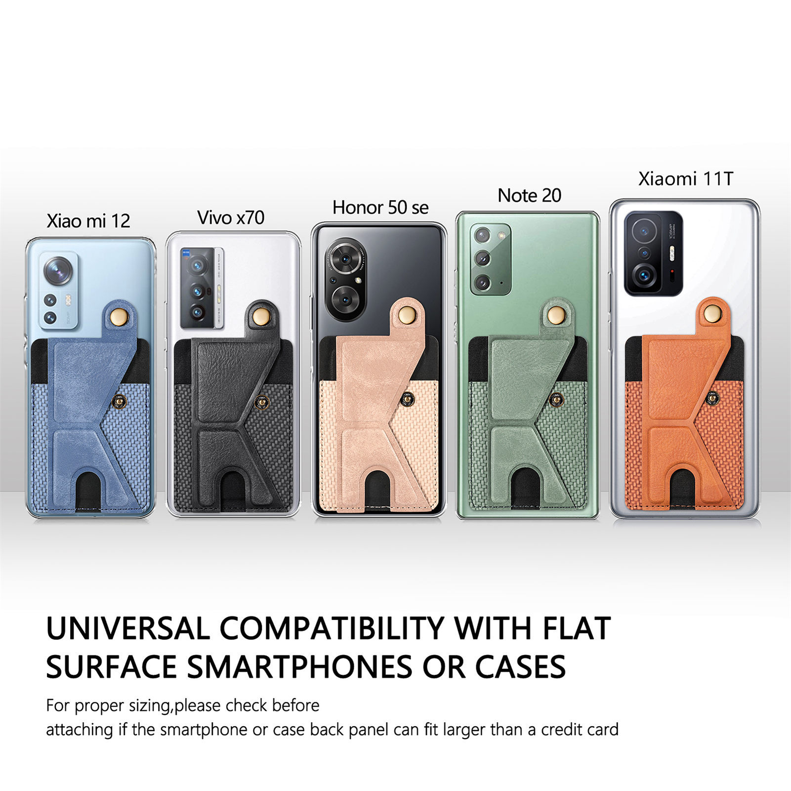 Mobile phone card bag sticker 3m glue back sticker fiber pattern protective case bracket K-shaped card magnetic wallet factory wholesale