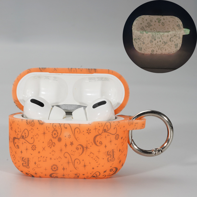 Picture of New applicable airpods protective case for apple 3 generation luminous earphone case airpods pro2 earphone protective case