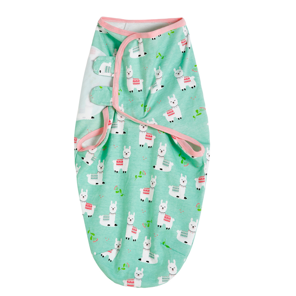 Picture of Yinmei cotton baby swaddling towel newborn anti-shock baby sleeping bag printing Four Seasons baby quilt cross-border