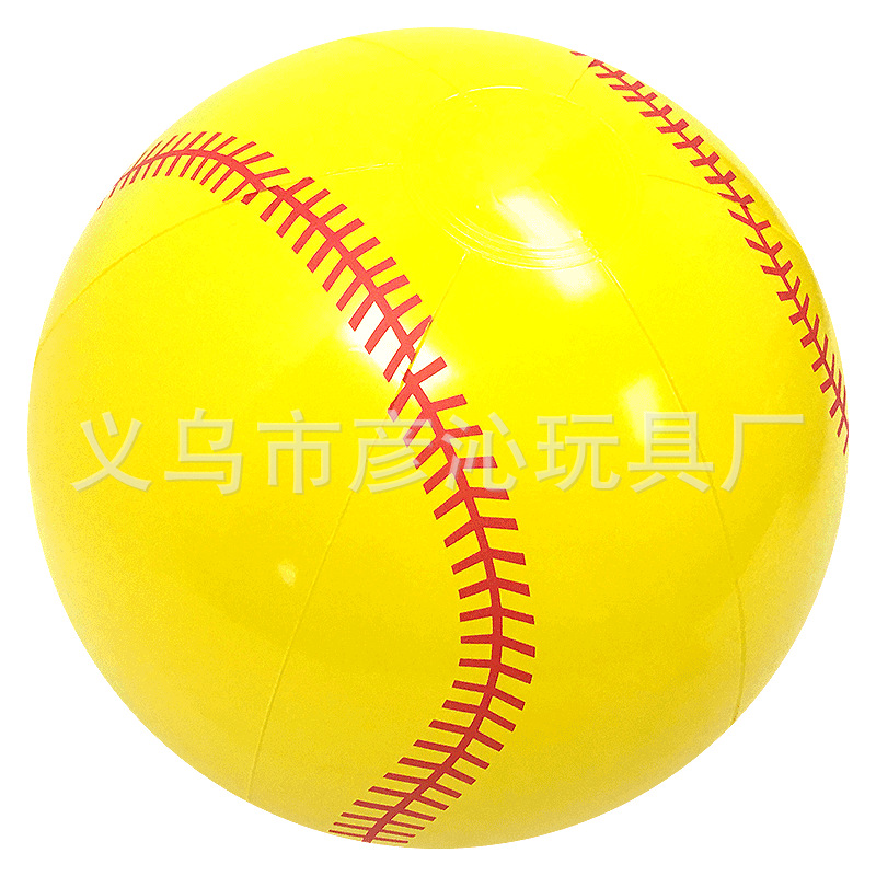 Picture of Cross border in stock PVC inflatable beach ball baseball football outdoor sports basketball suit water party