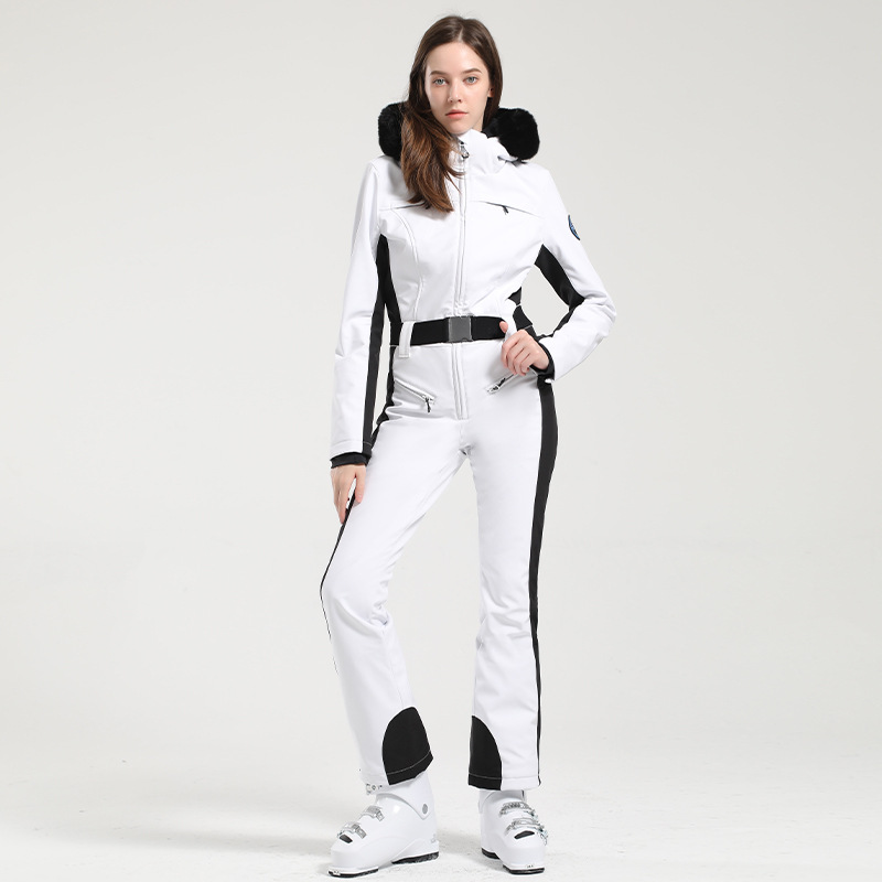 Picture of Professional Double-board Windproof Cross-border Ski Suit Women's Thickened Warm Waterproof Slim-fit Outdoor Ski Suit Women's suit