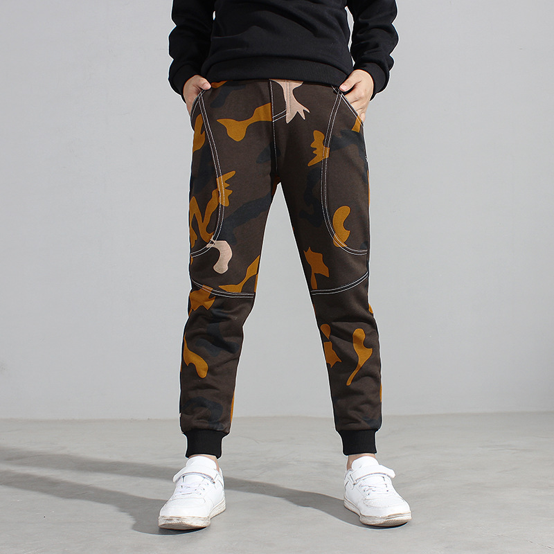 Picture of Autumn Children's Pants Korean Style New Children's Sports Long Pants Big Children's Pure Cotton Casual Anti-Mosquito Pants Children's Pants Wholesale