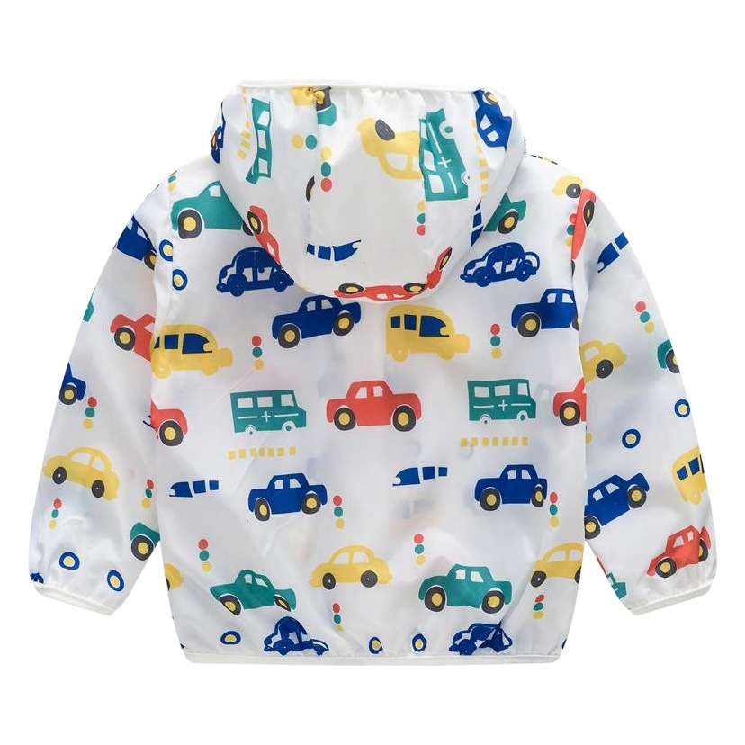 New Children's Sun Protection Clothing for Boys and Girls Hooded Outdoor Air-Conditioning Shirt for Men and Women Baby Breathable Jacket with Storage Bag