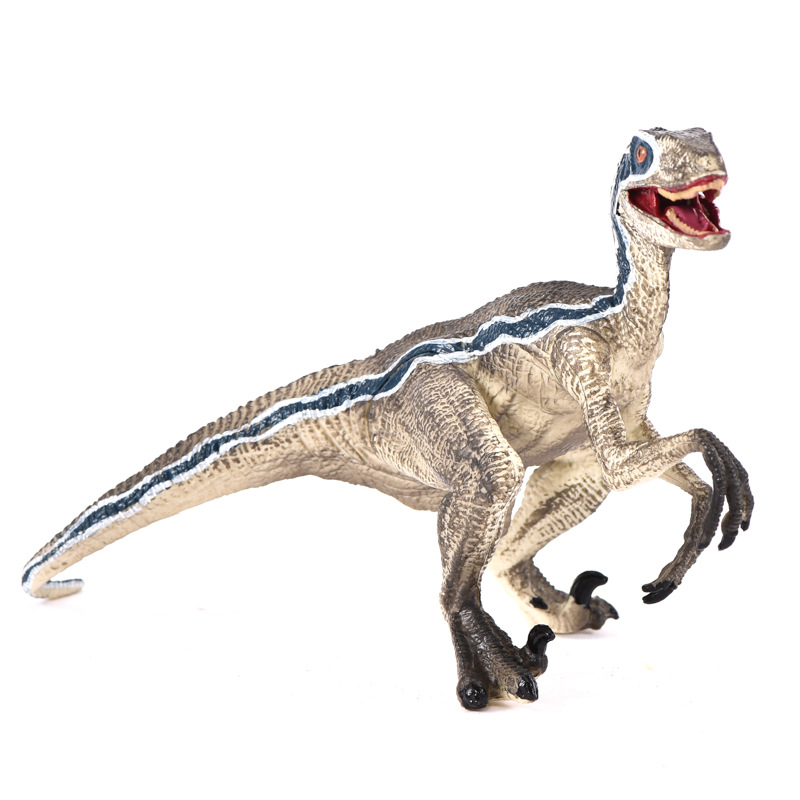 Picture of Cross-border simulation dinosaur toy model variation Velociraptor fast raptor dragon toy ornaments a generation of hair
