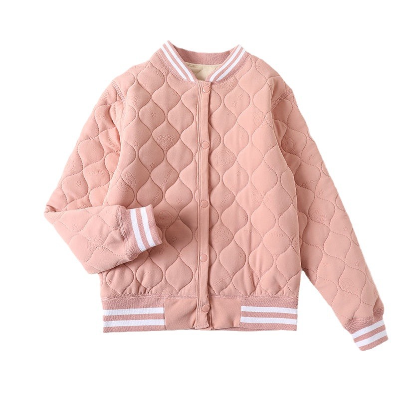 Picture of School uniform artifact girls' thermal underwear suit Winter Children's fleece-lined cotton clothes liner primary school students wear cotton-padded jacket
