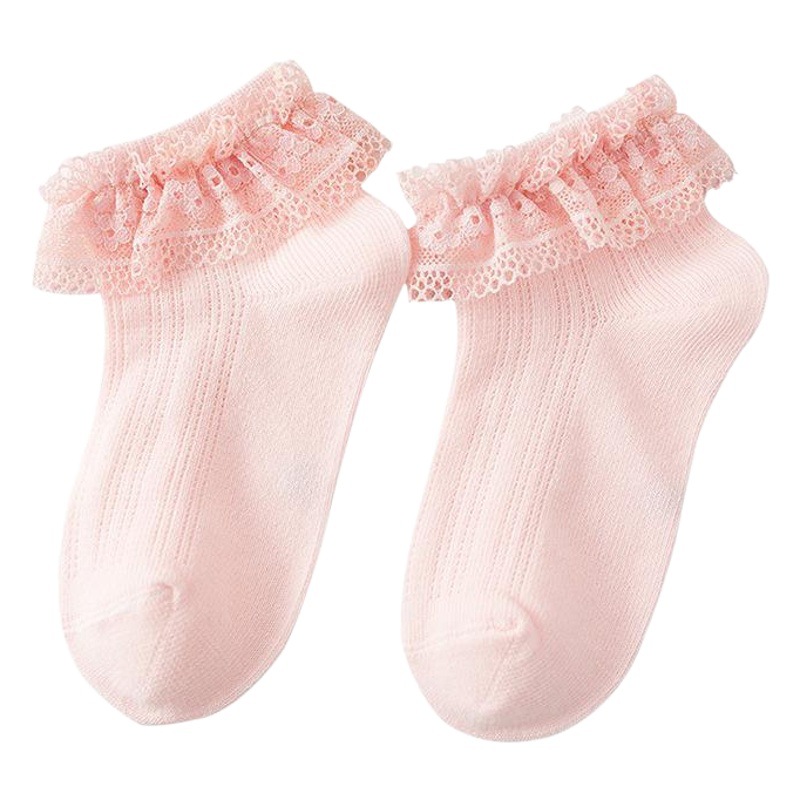 New Children's Lace Socks Spring and Summer Baby's Mesh Children's Socks Girls Lace Dance Socks Korean Fashionable Women's Socks