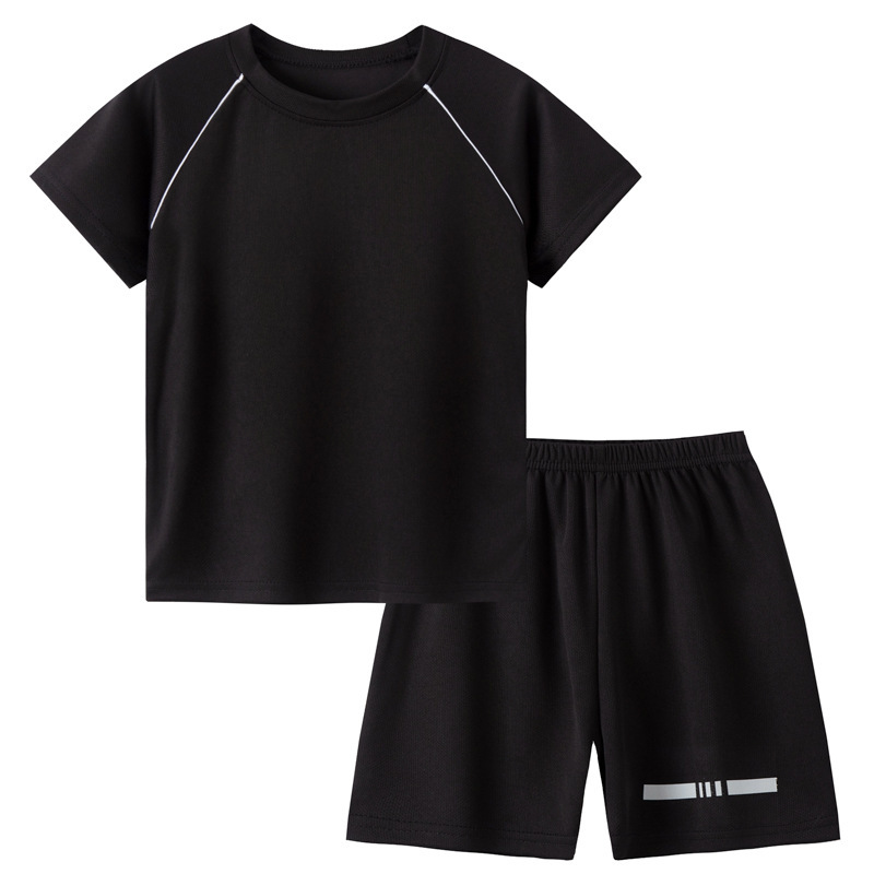 Picture of 25 Summer Kidsren's Quick-Drying Short-Sleeved Shorts Suit Boys Summer Clothes Boys Online Clothes Kidsren's Sports Two-Piece Set
