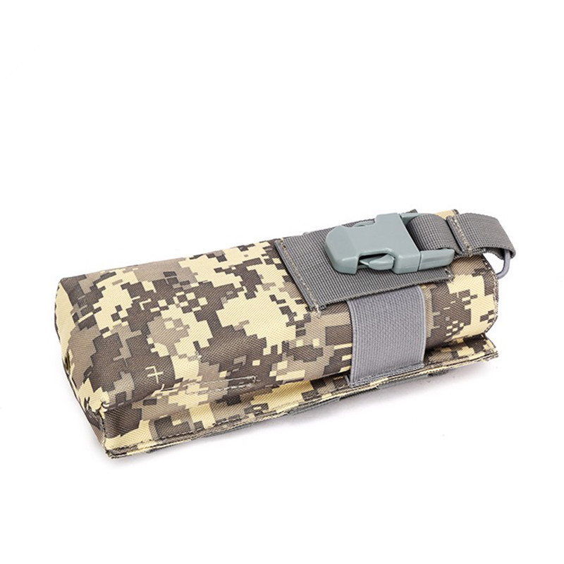 Picture of Outdoor Military Fan Accessories Hanging Bag Tactical Vest Molle System Mountaineering Cs Equipment Camouflage Bag Walkie-Talkie Bag