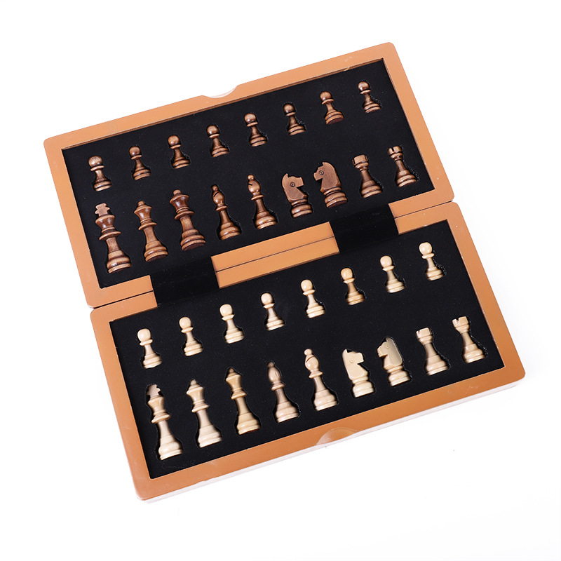 Picture of Magnetic Solid Wood Chess Foldable Cross-Border Dedicated to Educational Competitive Table Games Factory Direct Sales Wholesale
