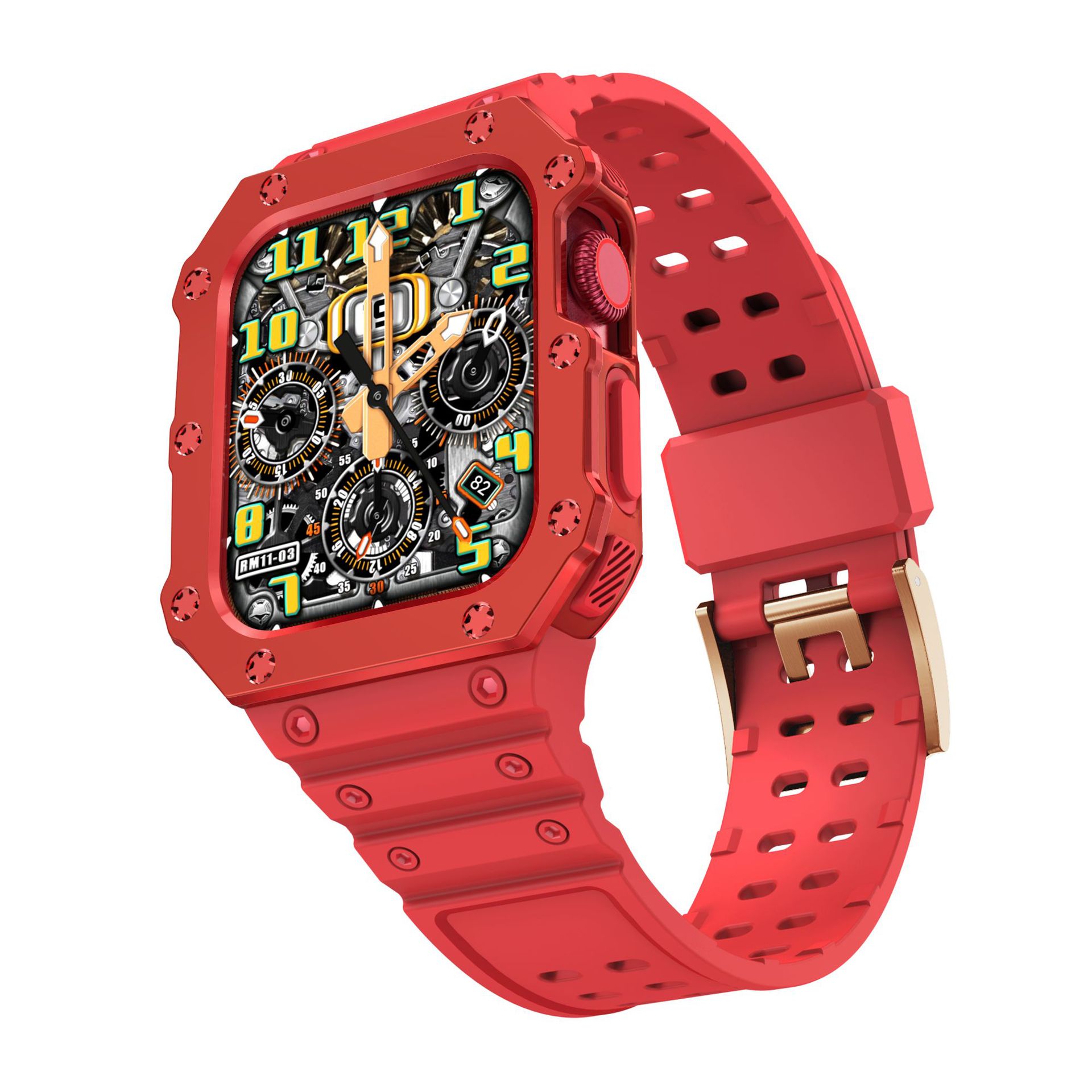 Picture of For Apple Watch Strap Apple iwatch9876543 Richard TPU One-piece Strap Wholesale Cross-border