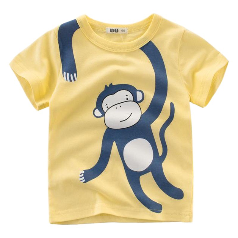[Factory Goods] Brand Children's Clothing Boys Short-Sleeved T-Shirts Trendy Brand Clothing 2025 Summer New Style Dropshipping
