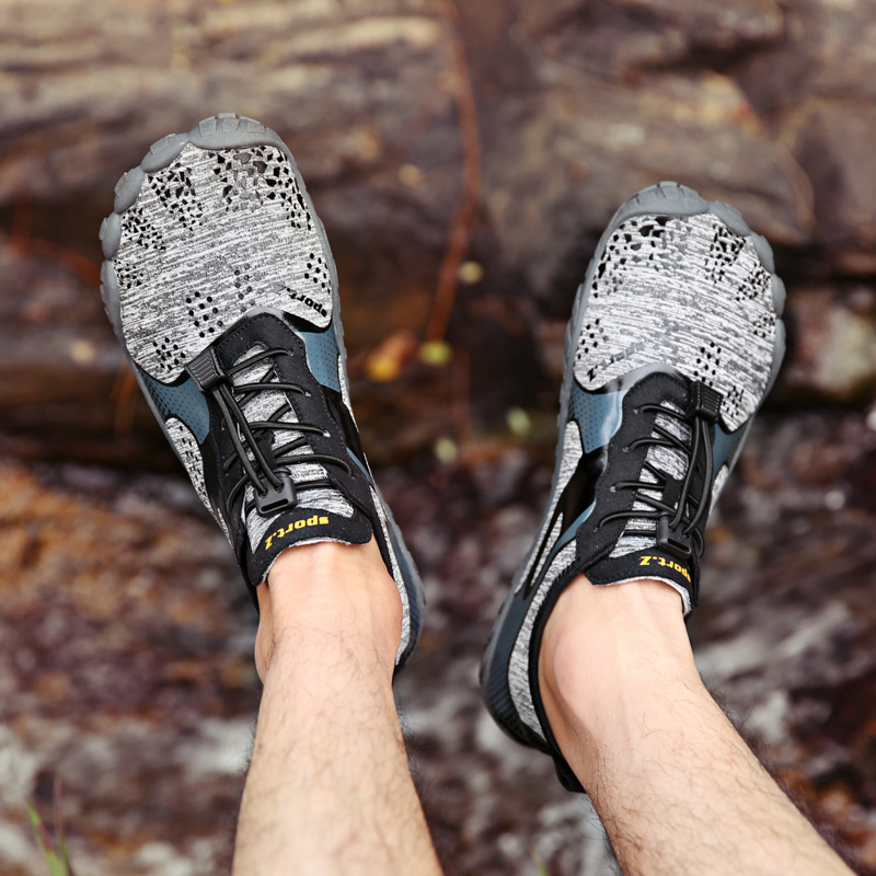 Picture of Shoes Outdoor Hiking Tracing Shoes Men's and Women's Five-Finger Swimming Shoes Couple's Beach Shoes Wading Shoes