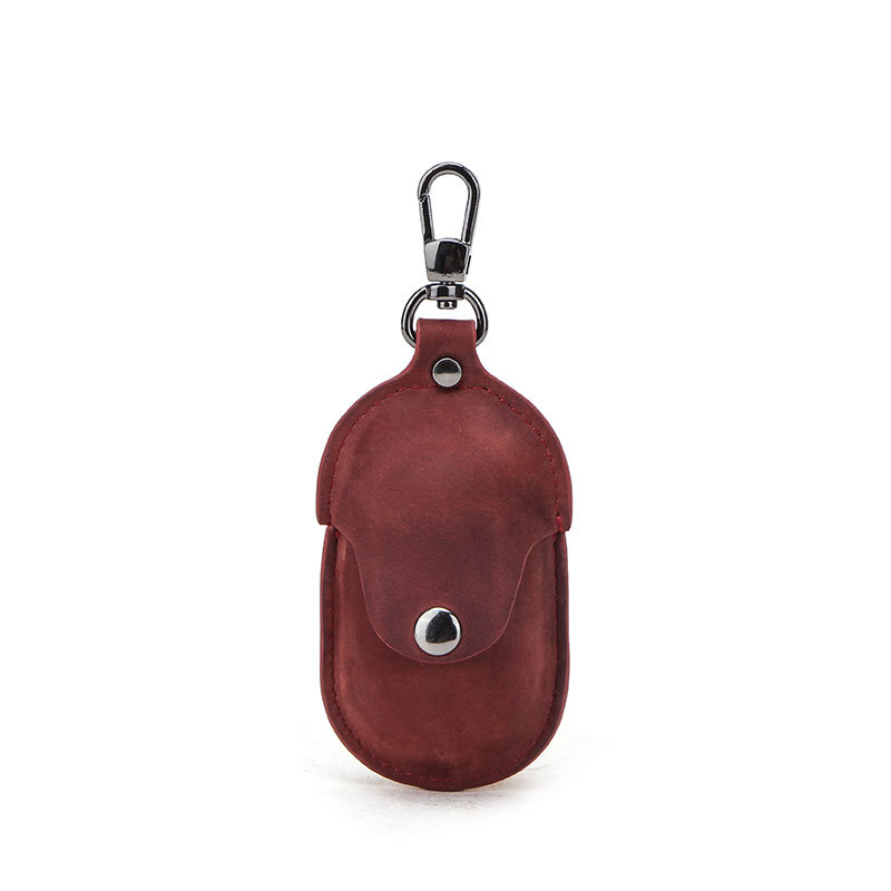Picture of Suitable for Samsung Buds Cowhide Headphone Case, Simple Style Hook, Portable Bluetooth Headphone Protective Cover, Dropshipping