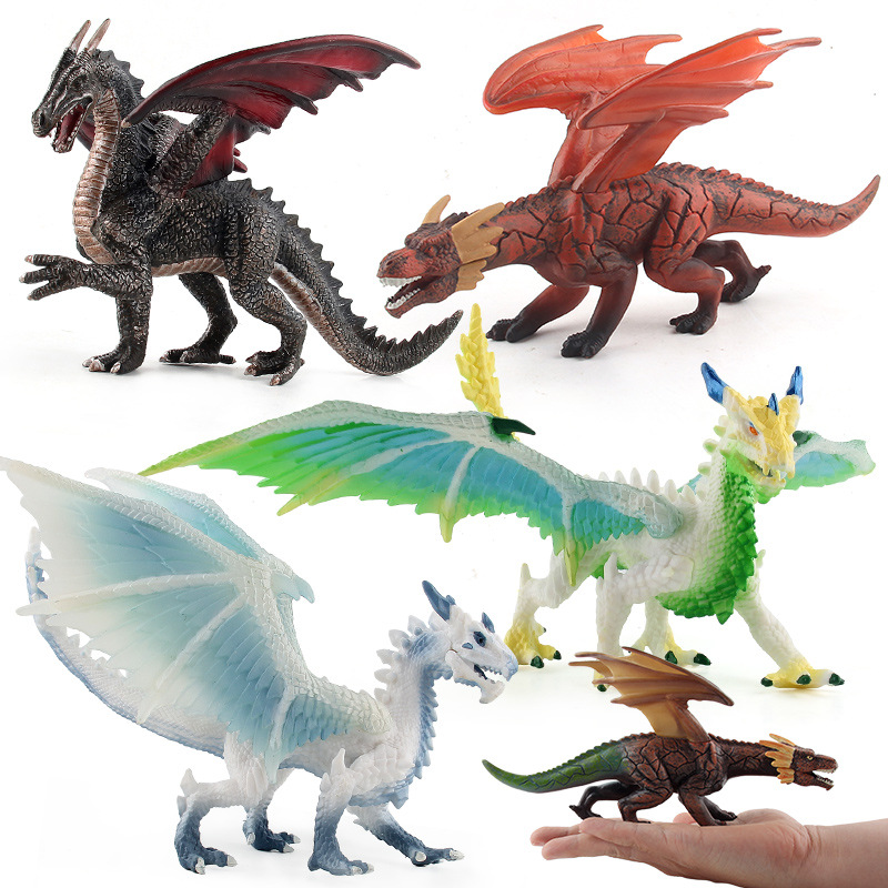 Children's Simulated Real Dinosaur Model Animal Plastic Flying Dragon Dinosaur Toy Ornament Collection