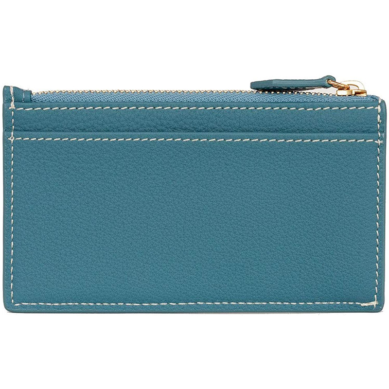 Picture of Japan Amazon Lotte New Women's Genuine Leather Ultra-thin Simple Card Bag Short Cowhide Coin Purse Small Card Set