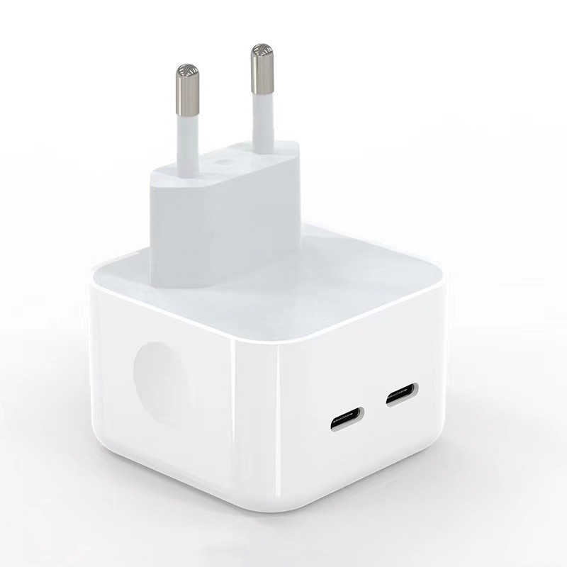 Picture of The pd US charging head is suitable for Apple pd charger European standard PD35W medium standard fast charging head flat power supply fast charging