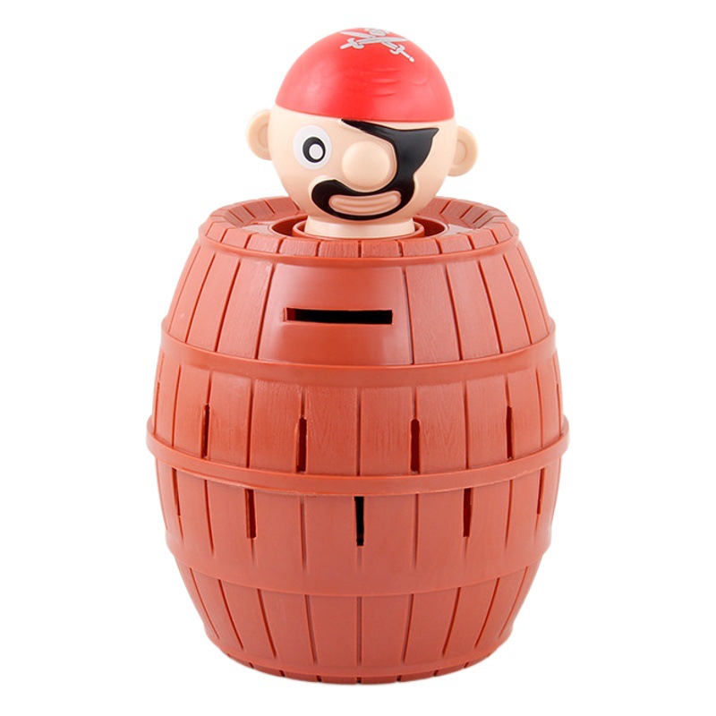 Novelty Creative Pirate Barrel Children's Toys Interactive Funny Barrel Desktop Tour Toy Stall Hot Selling Wholesale
