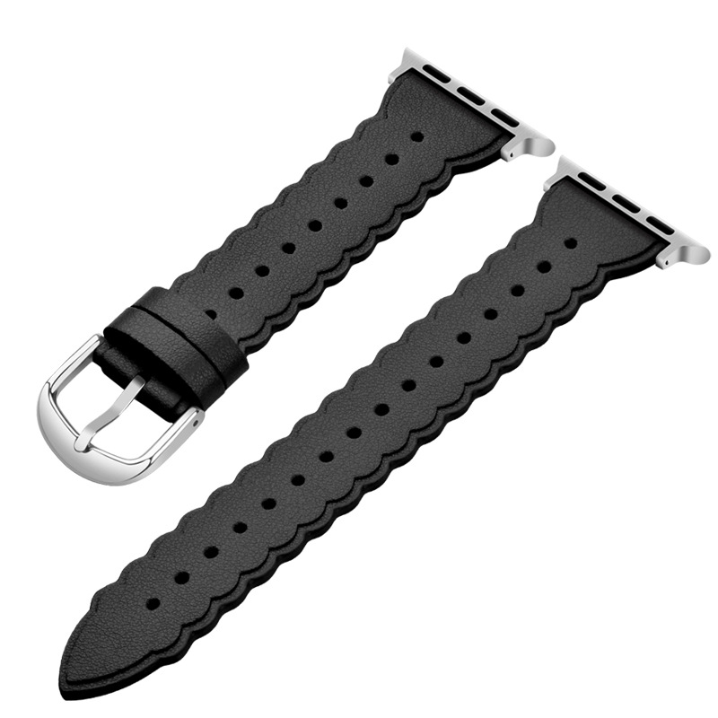 Picture of in stock for Apple Watch Genuine Leather Strap Apple iwatch9876SE Double Llace Fashion Wristband