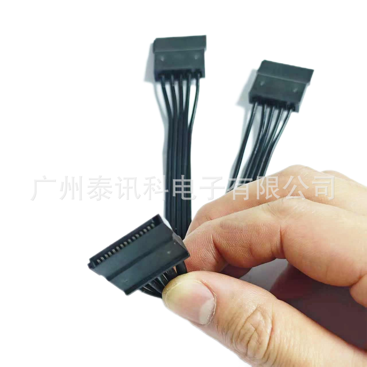 Picture of SATA 1-2 Power Cord Serial Port 15Pin Mother-to-Mother 1-2 Extension Cord Optical Drive Hard Disk Power Supply Cord