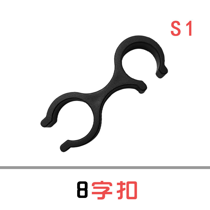 Picture of Newcastle outdoor supplies climbing pole accessories eight-word double-ring buckle storage buckle carabiner S1