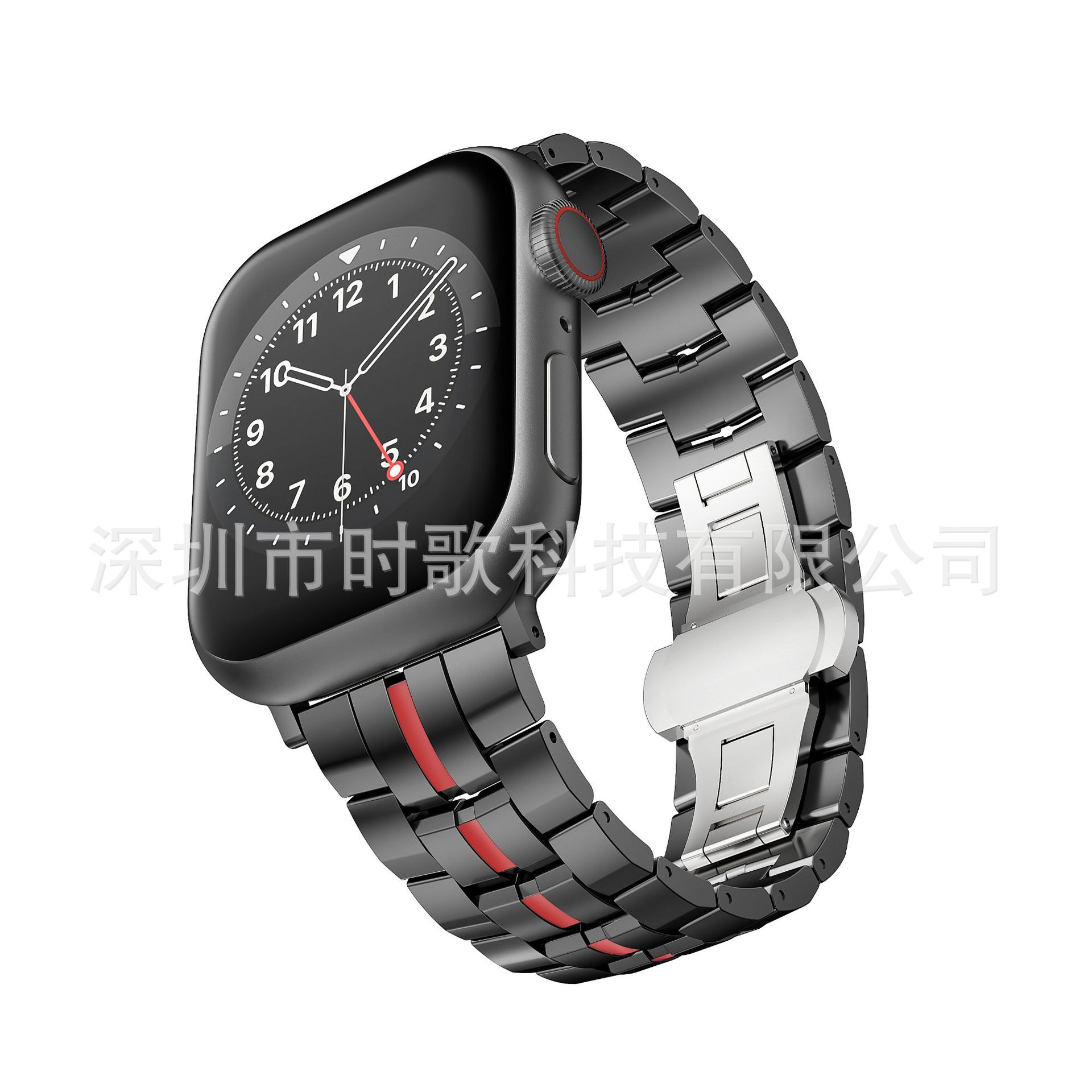 Suitable for Apple Watch Strap Applewatch S10 Generation 469mm Classy Business Metal Steel Strap Wholesale