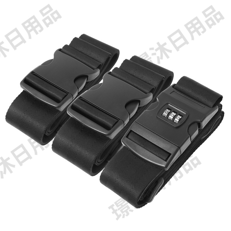 Picture of Luggage strap packing strap cross packing strap luggage strap trolley luggage case binding strap consignment reinforcement strap