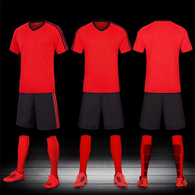 Picture of New Football Clothes Training Clothes suit Men's and Women's Short-sleeved Summer Adult Children's Game Team Clothes Football Clothes Fixed Printing