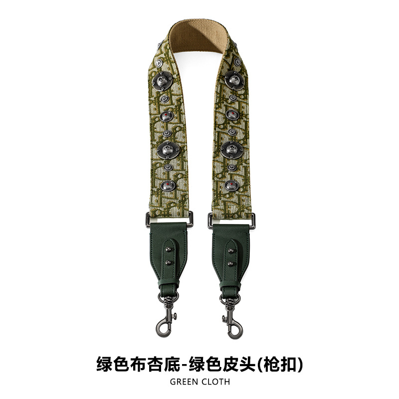 Picture of Mahuangshi MHS-F-66 Wide Bag with Canvas Shoulder Strap Shoulder Crossbody Cowhide Bag Accessories Bag Strap Comfortable D