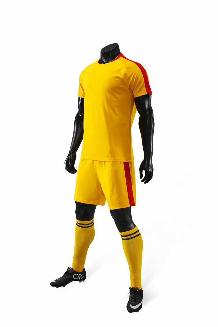Picture of Weipao Adult and Children's Football Training Uniform Set Quick Breathable Football Uniform Competition Uniform Manufacturer Direct Supply Fan Version