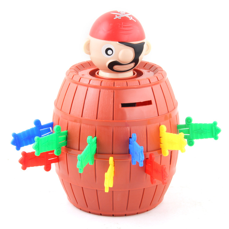 Picture of Novelty Creative Pirate Barrel Children's Toys Interactive Funny Barrel Desktop Tour Toy Stall Hot Selling Wholesale
