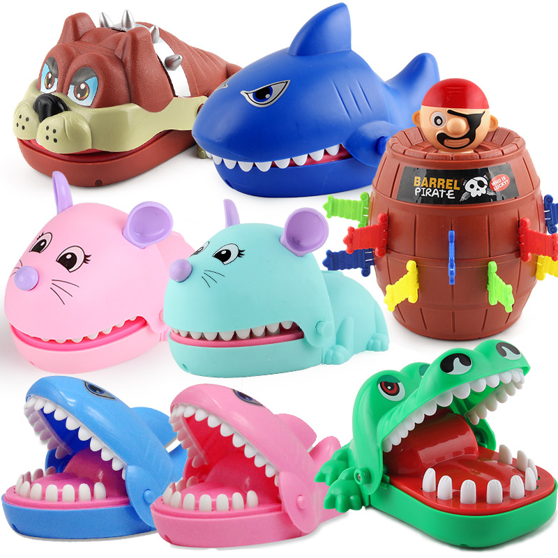 Factory Hot Shark Tooth Extraction Large Crocodile Finger Bite Toy Parent-Child Children Interactive Game Trick Toy
