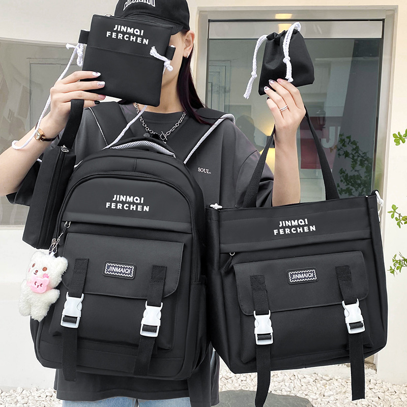 Picture of Schoolbags, Primary School Children's School Backpacks, Junior High School Students, Middle School Students, High-Quality Wholesale Customized Five-Piece Backpacks