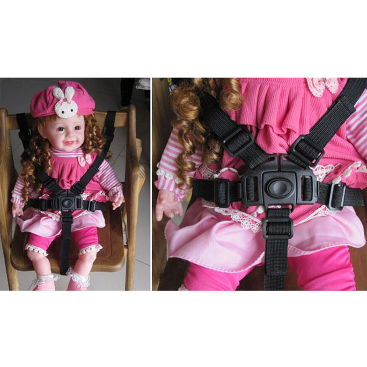 Picture of Baby Stroller with Accessories, Children's Dining Chair, Five-Point Strap, Baby Chair, Three-Point Restraint Strap