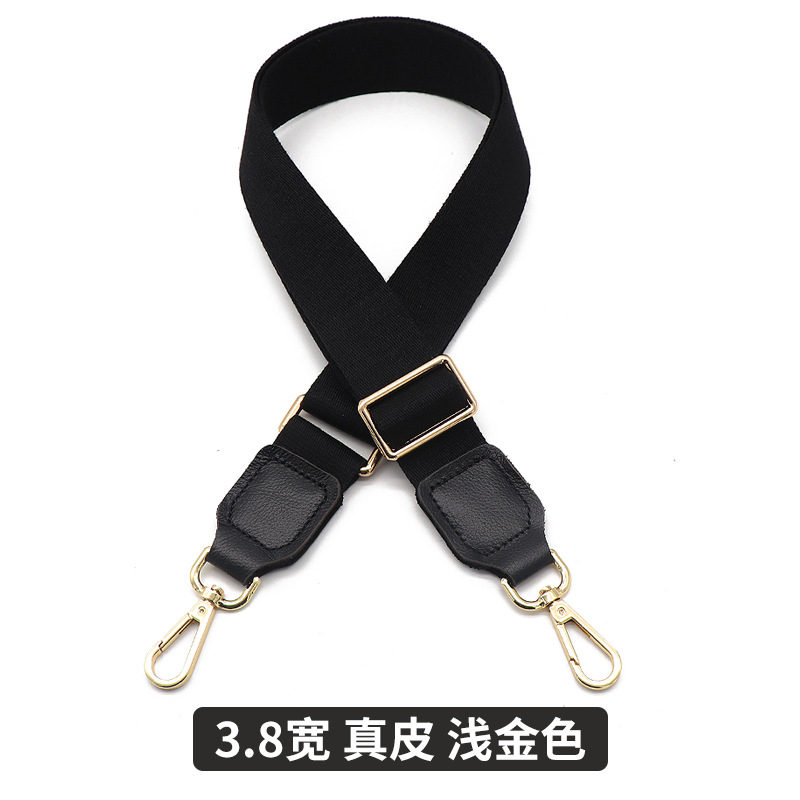 Picture of Women's Bag Solid Color Black Crossbody Shoulder Strap Replacement Bag Strap Shoulder Strap Adjustable Wide Shoulder Strap Strap Accessory Replacement Strap