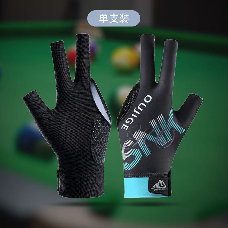 Picture of Billiards Gloves Three-finger Half-finger Non-slip Lightweight Breathable Single Billiards Hall Snooker Table Gloves for Men and Women