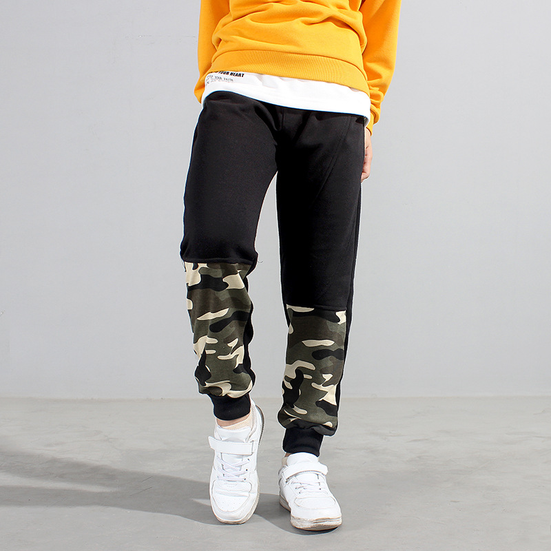 Picture of Autumn Children's Pants Korean Style New Children's Sports Long Pants Big Children's Pure Cotton Casual Anti-Mosquito Pants Children's Pants Wholesale