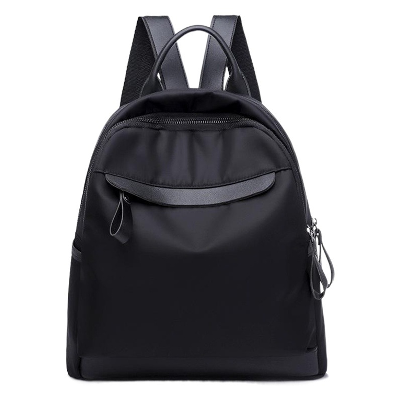2024 Oxford Canvas Backpack Women's Korean Style New School Bag Fashionable Wear Casual Contrast Color Bag Travel Backpack