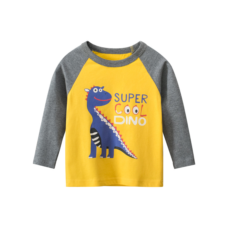 Picture of 27kids brand children's clothing Autumn New Korean version of boys bottoming shirt children's long sleeve T-shirt wholesale a substitute
