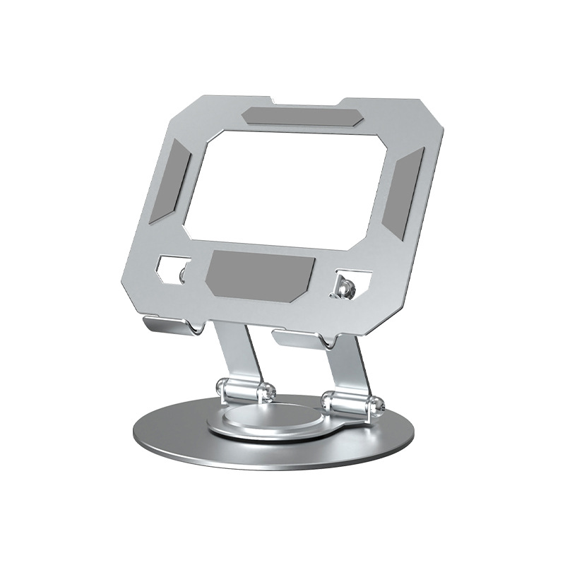 Picture of New tablet computer stand all-metal desktop lifting folding 360-degree rotating ipd universal live show stand