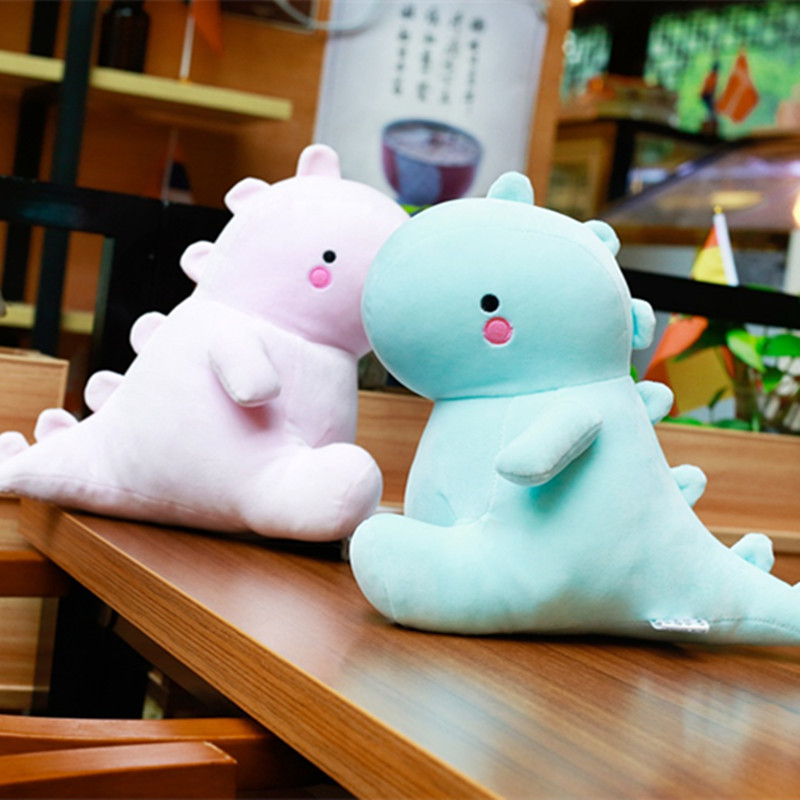 Cute Cute Down Cotton Doll Doll Blue Creative Soft Dinosaur Doll Sleeping Doll Pillow