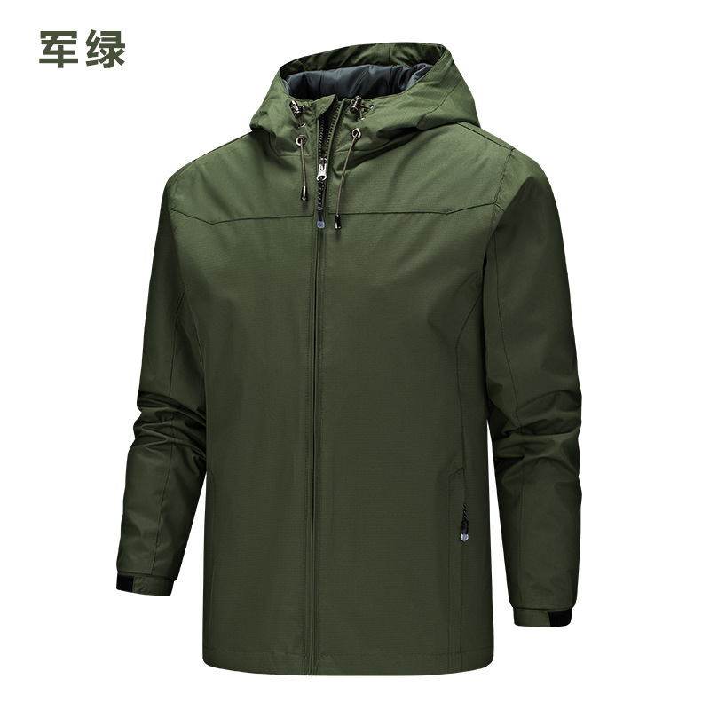 Picture of Outdoor Men's Rush Clothes Spring and Autumn Thin Windproof Waterproof Breathable Sportswear Soft Shell Couple's Rush Coat