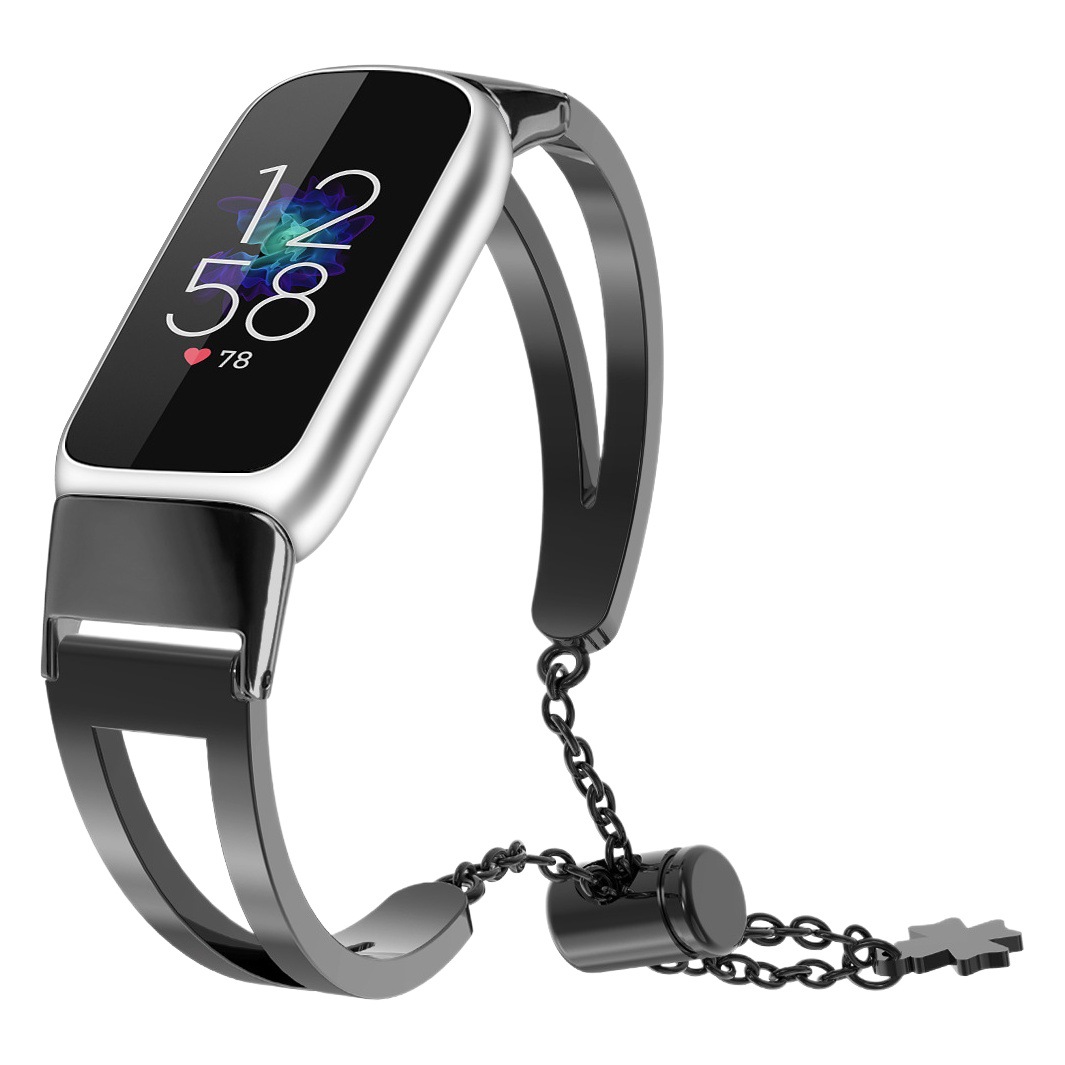 New Metal Smart Watch Band for Fitbit Luxe Alloy Bracelet Strap Steel Band Sports Wristband