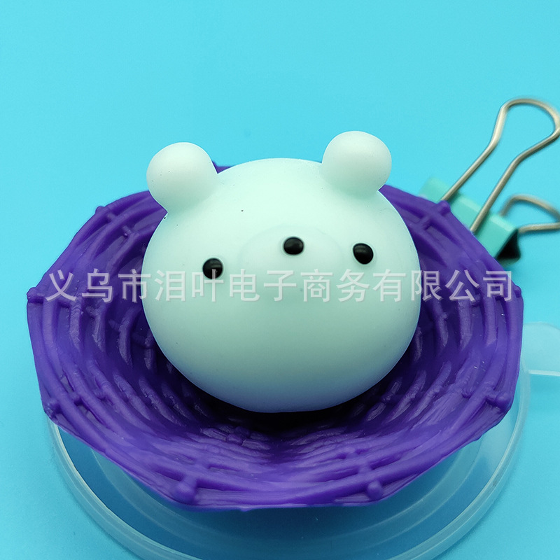 Picture of Cross-border soft Glue Creative students decompression stall selling decompression pinch music small animal vent toys small dumplings
