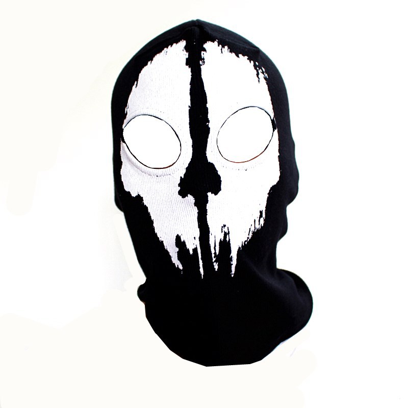 Picture of Deadpool white red hot sale ebay AliExpress Call of Duty Amazon death pure cotton mask