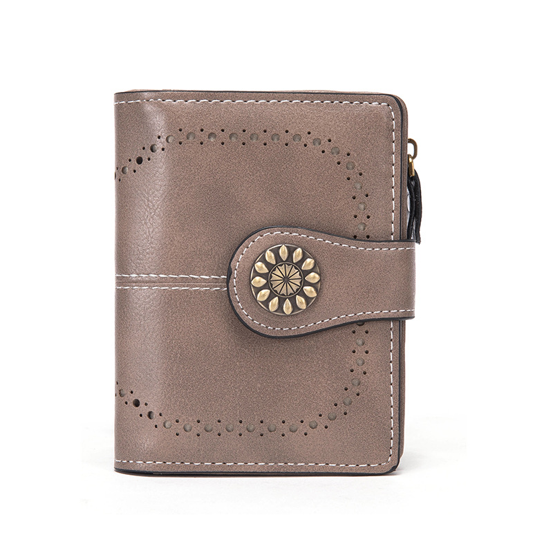 Picture of 2022 New Women's Wallet Women's Short Student Korean Version Multifunctional Mini Coin Purse Driver's License Wallet